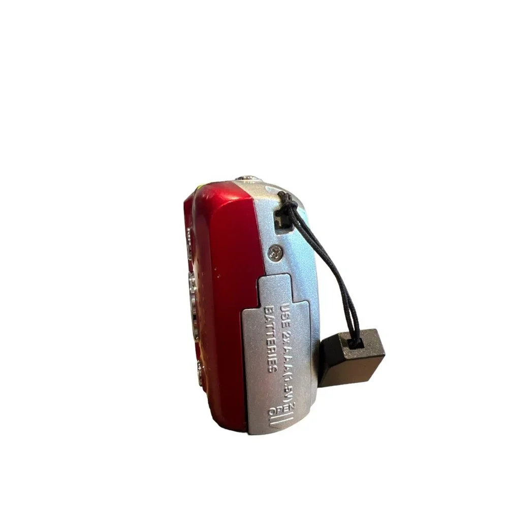 Red‎ Vivitar Vivicam X020 Digital Camera With 4GB SanDisk SDHC Card - For Parts